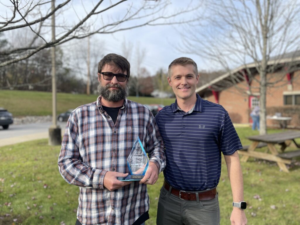 Greg Mohney Selected as Brookville Equipment Corporation’s Employee of the Month