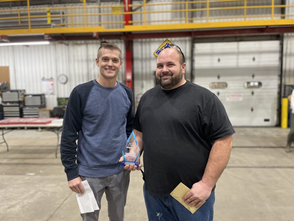 Matt Rhoades Selected as Brookville Equipment Corporation’s Employee of the Month
