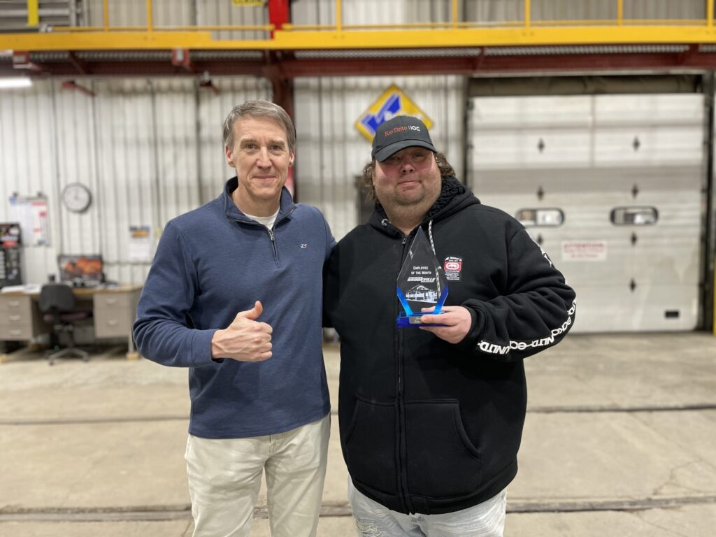 Sean Baier Selected as Brookville Equipment Corporation’s Employee of the Month