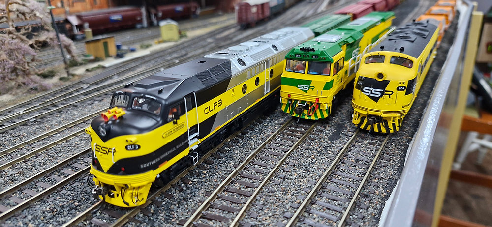 Adding lots of colour to our trains