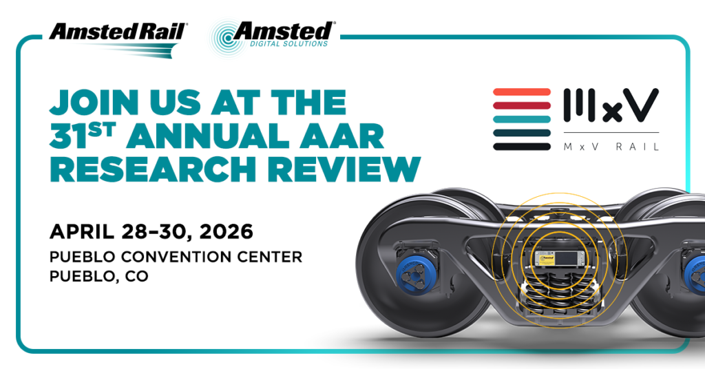 Amsted Rail to Showcase Innovation at 31st Annual AAR Research Review