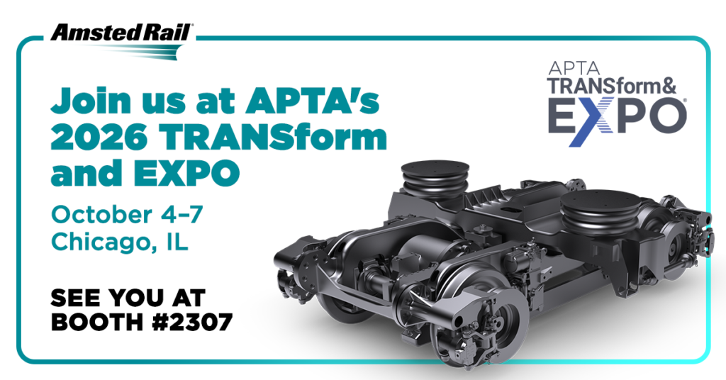 Amsted Rail to Showcase Transit Rail Solutions at APTA Expo 2026 