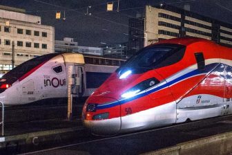 SNCF TGV and Trenitalia frecciarossa Paris-Lyon-Milan