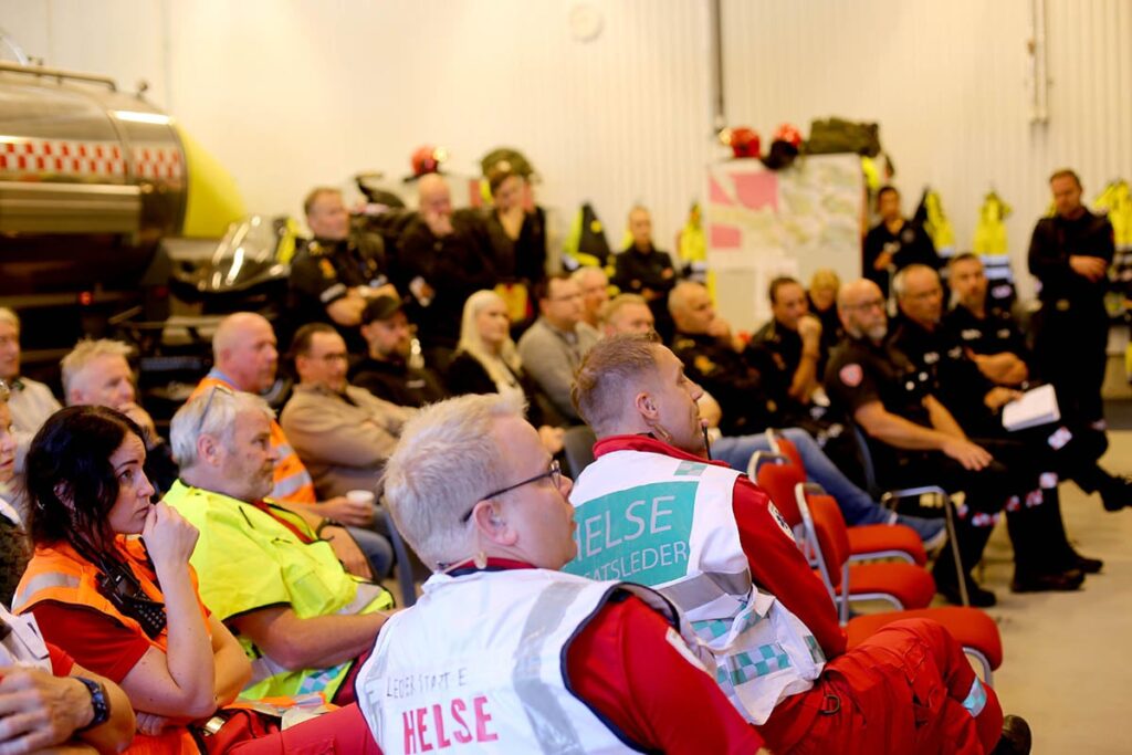 Realistic emergency drill at Rosten on the Dovre Line