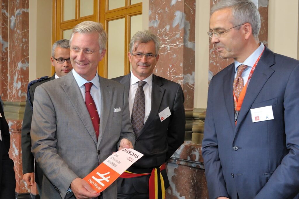 De koning bij Train World